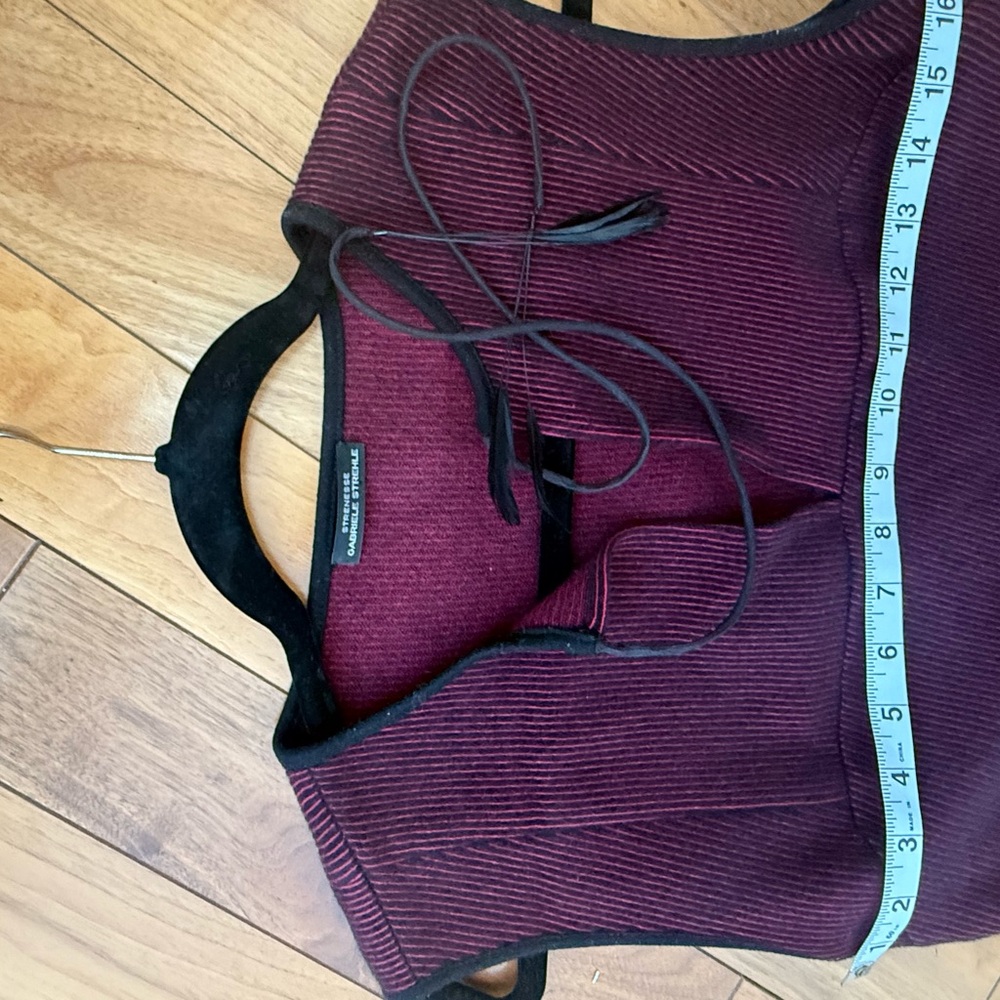 Strenesse Burgundy Sleeveless Dress - Picture 5 of 10